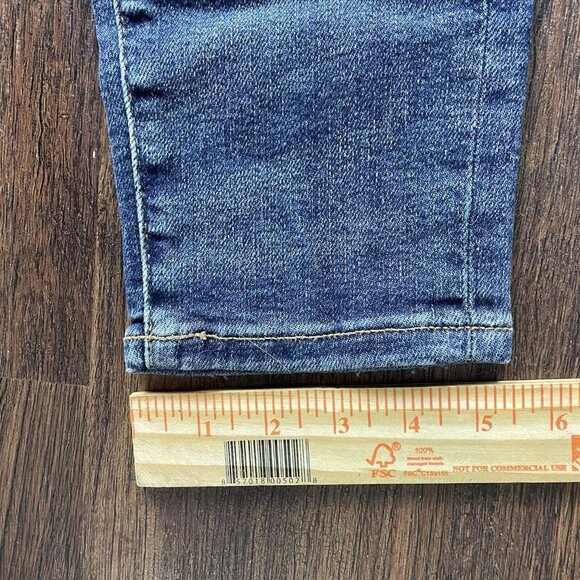 Lucky Brand 411 JEANS MENS 28X30 BLUE Athletic Taper Stretch Denim - Picture 10 of 11